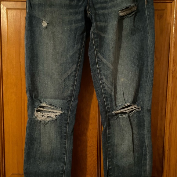 Garage Medium Wash Jeans with Rips - Picture 4 of 6
